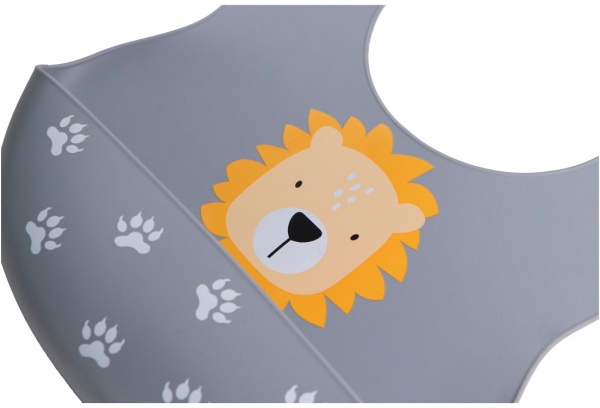 Нагрудник дитячий Tryco силікон попелясто-блакитний TR-392830 попелясто-блакитний TR-392830 