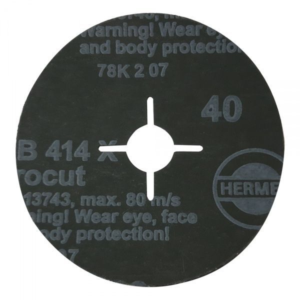 Диск фібровий Hermes 125 мм 40 Р RB414