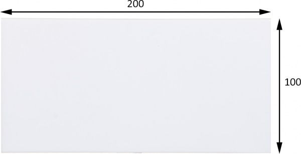 Плитка Golden Tile Metrotiles білий 460011 10x20 