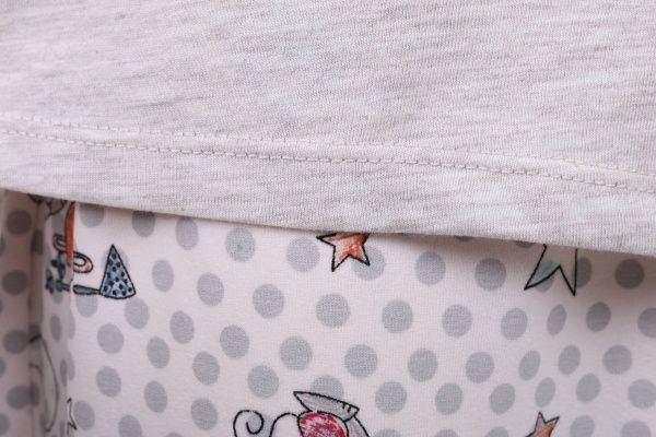 Пижама женская Roksana Mouse 718/16008 р. L бежевый с рисунком 