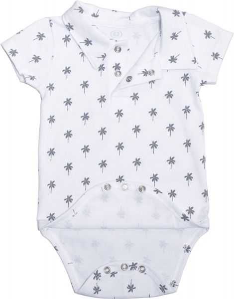 Комбинезон детский Фламинго р.62 белый с серым 965-1305-1 