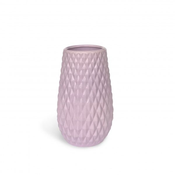 Ваза керамическая лавандовая Перелесник 20х12 см Резон