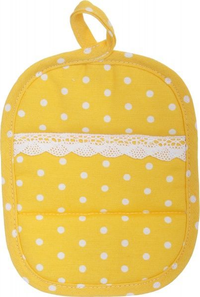 Прихватка-варежка Горох желтый Прованс 