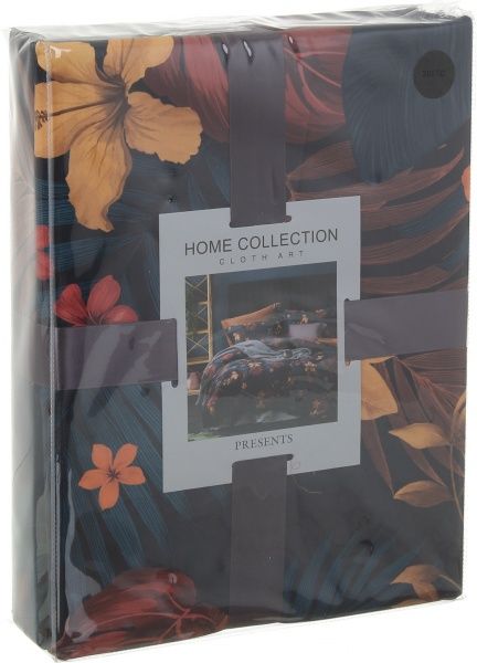 Комплект постільної білизни Night Flowers сімейний різнокольоровий 