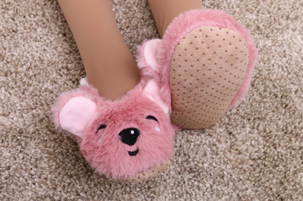 Капці дитячі для дівчинки Maxwin KIDS Звірята Кролик р.29-31 рожевий 