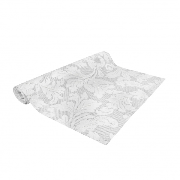 Дорожка (раннер) Сияние белое серебро 40x140 см Прованс 