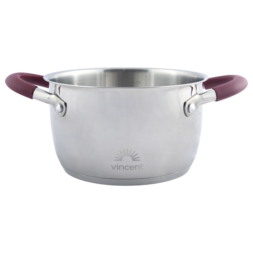 Кастрюля с крышкой Vincent 16 см 1,6 л VC-3187-16