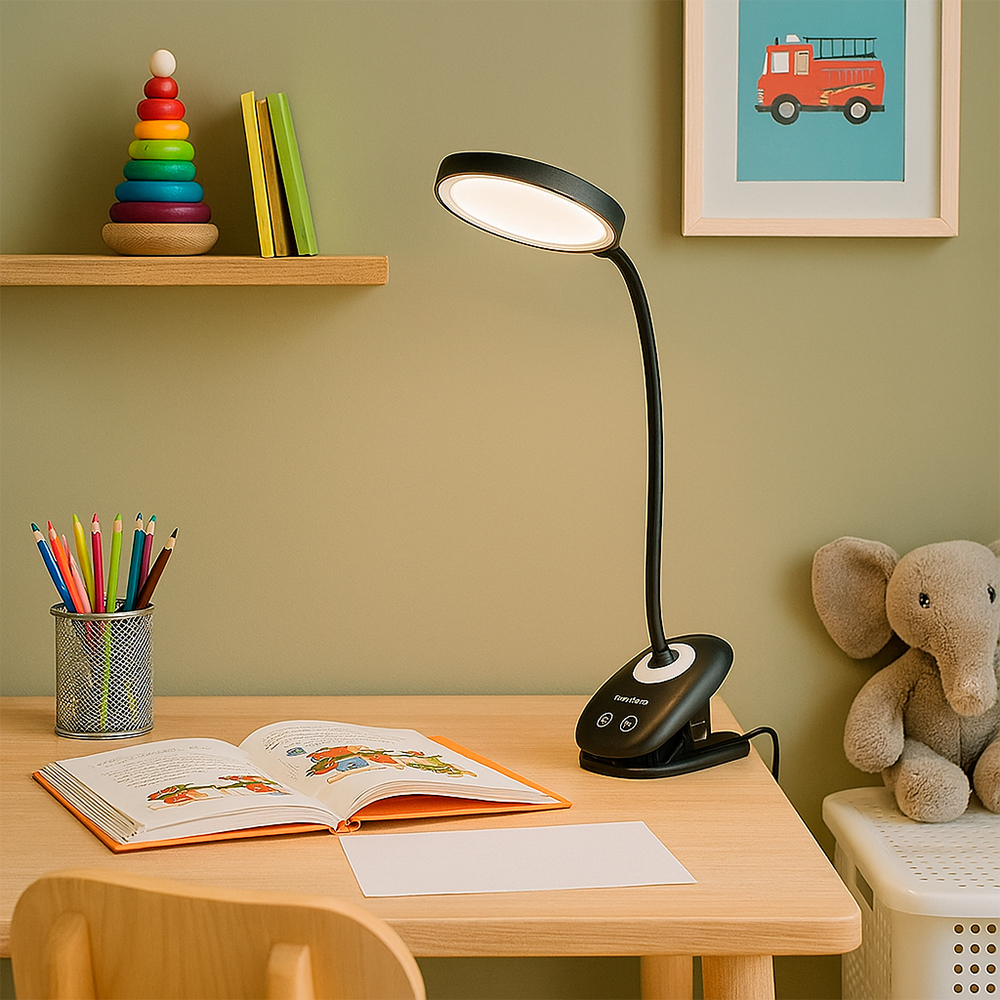 Светильник настольный аккумуляторный LightMaster черный DE1149 5W 330Lm