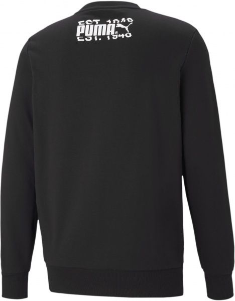 Свитшот Puma INTL Graphic Crew 59980101 р. M черный