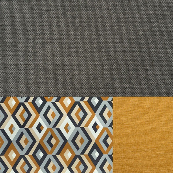 Диван прямий Берегиня Аполо сірий 1940x910x770 мм