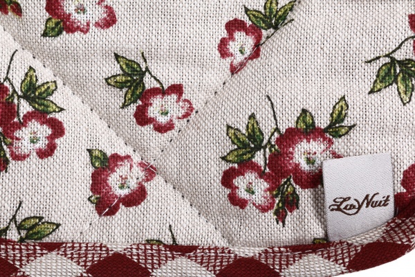 Прихватка Lucy Бордо квітка 20x20 см бордовий La Nuit 