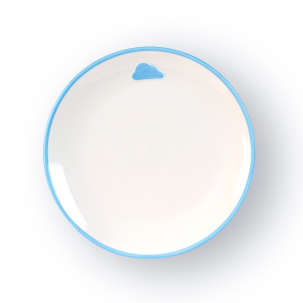 Тарілка обідня 20 см KP-46 Blue MVM