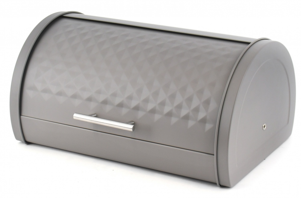 Хлібниця Flamberg Premium Rhombus 39х28х18,5 см сірий