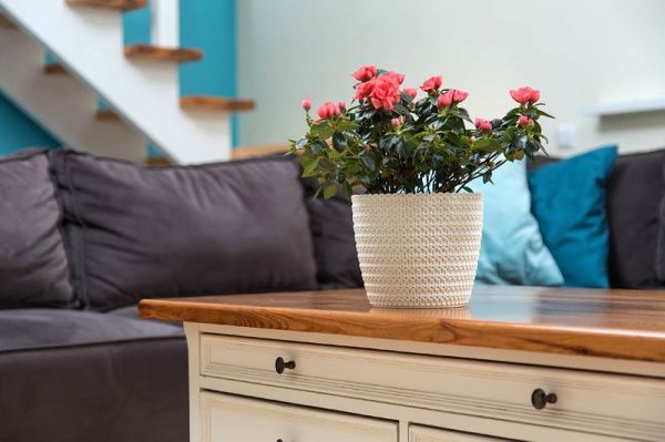 Горшок Lamela Магнолия Джерси 140 круглый кремовый 