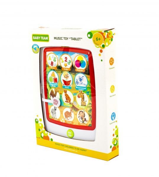 Игрушка музыкальная Baby Team Планшет 8631
