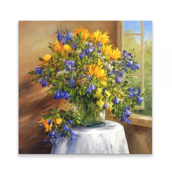 Репродукция Натюрморт 5 48x48 см 