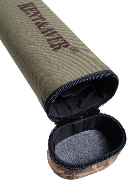 Тубус для удилищ KENT&AVER жесткий (8,5х5 см) зеленый 145 см