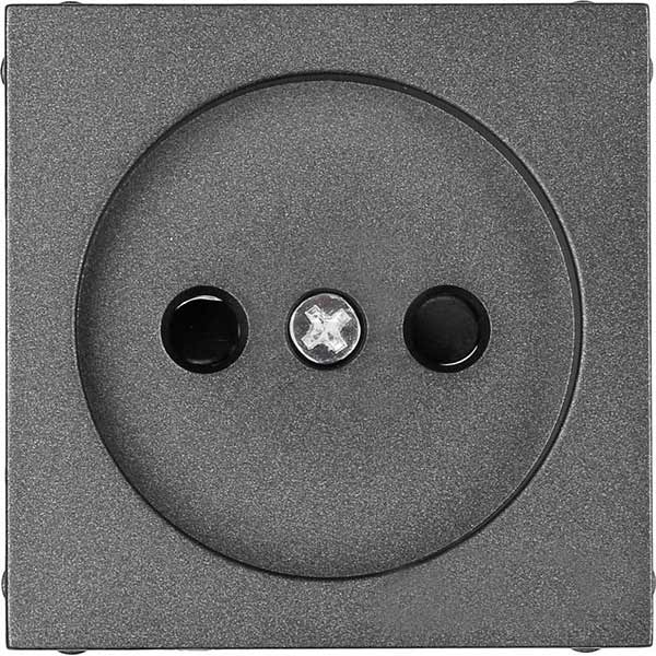 Накладка на механізм розетки HausMark Alta чорний SNG-SCP.SQ20MG1WTG-BK