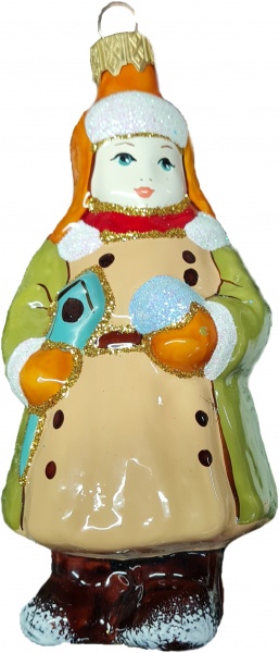 Подвеска Мальчик с кормушкой 13 см 