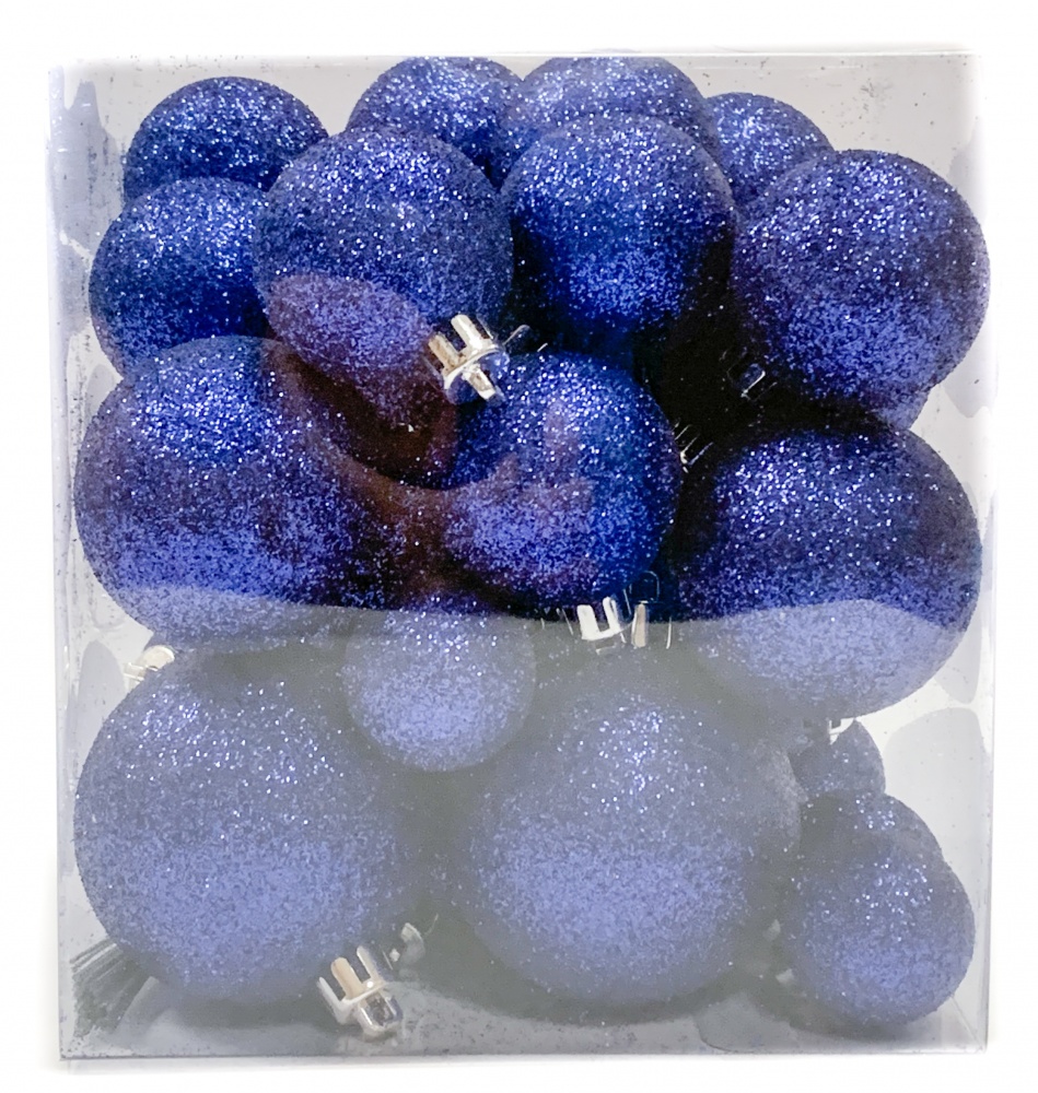 Набір ялинкових куль ASCENDENT COLLECTION Традиція 21654/21655/21656 в асортименті d 40 мм 30 шт./уп.