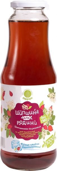 Сік Спориш Шипшиново-бузиновий 1л 
