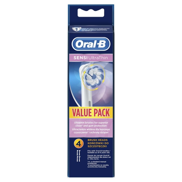 Насадки для электрической зубной щетки Oral-B Sensi Ultrathin 4 шт.