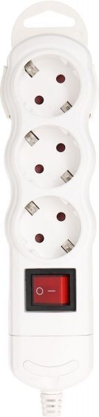 Колодка Expert Power із заземленням 3 гн. білий BNG-SS3SGR-WH 