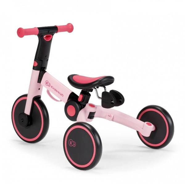 Велосипед детский Kinderkraft 3 в 1 4TRIKE Candy Pink розовый KR4TRI00PNK0000 