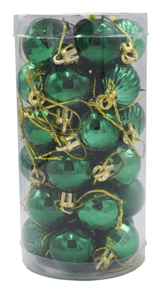 Набір ялинкових куль SY1688-2205 d 30 мм 30 шт./уп.