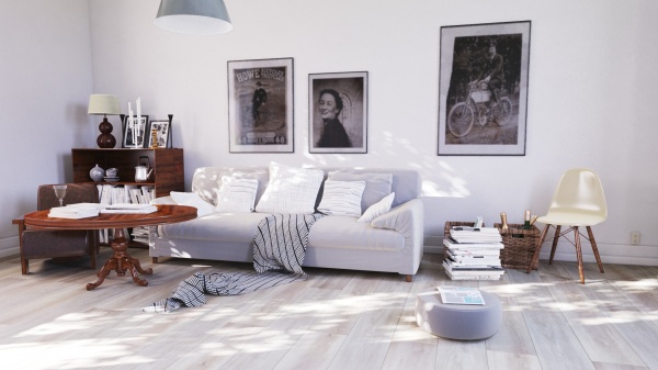 Ламинат виниловый (SPC) EMERGO Home Inspire 4V дуб valencia 4 мм 