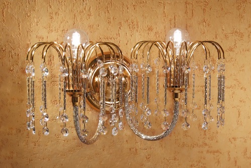 Бра Arredoluce 406/А2 хрусталь Swarovsky 2x40 Вт E14 хром 37289 