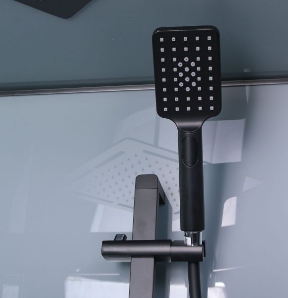 Душевой бокс EGO Pure Black 90x90 см K-3501-B