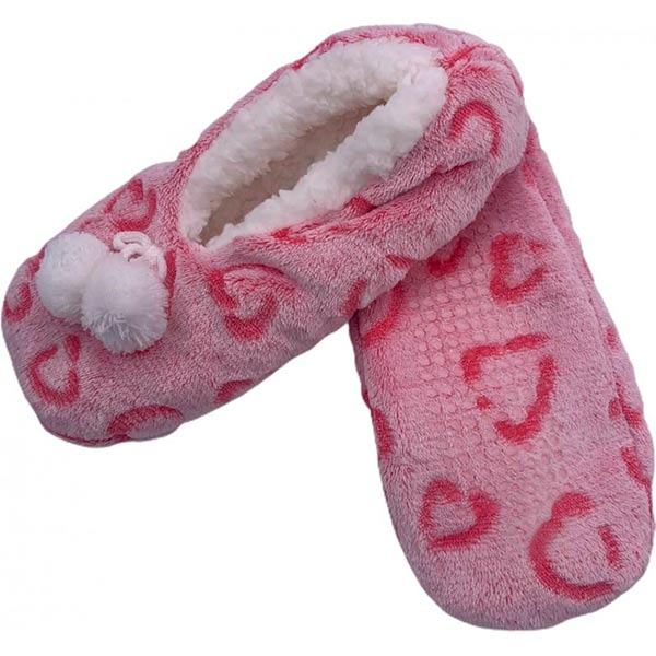 Капці домашні La Nuit Серця р. 36/37 рожевий