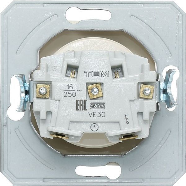 Розетка TEM Ekonomik 16 A 250 В слоновая кость VE30IWXO-U