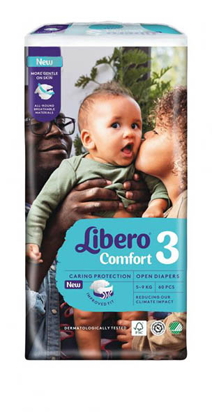 Підгузки Libero Comfort 3 5-9 кг 60 шт.