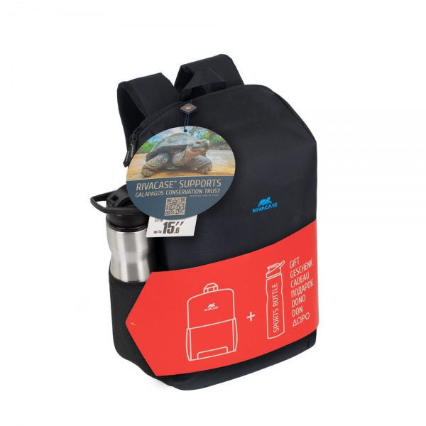Рюкзак для ноутбука RivaCase 8068 (Black) Bundle 15.6