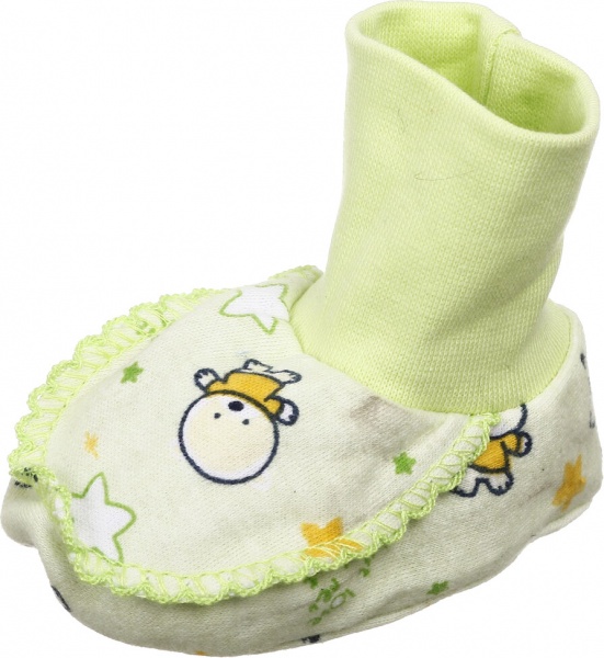Пинетки детские Маленькие люди салатовые 56 р 40 см салатовый 