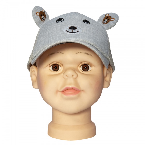 Кепка для хлопчиків Devilon 2-8 років р.47-52 сірий 519292 