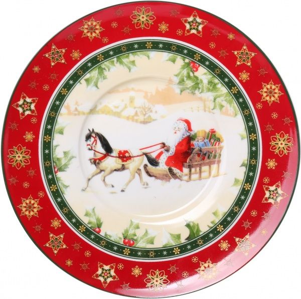 Чашка с блюдцем Santa Christmas Collection 180 мл. Lefard