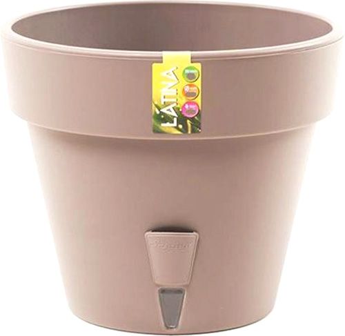 Вазон пластиковый Santino LATINA круглый 14,5л шаде 