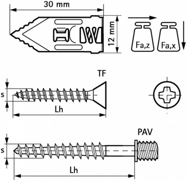 Супергипсгвоздь уп. 4 шт