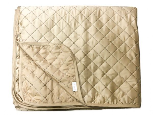 Покрывало декоративное Матсатин 160х220 см Zastelli бежевый 