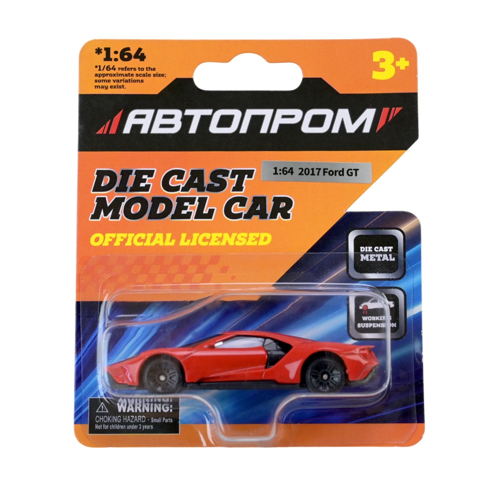 Автомодель Автопром 1:64 микс моделей AP6405