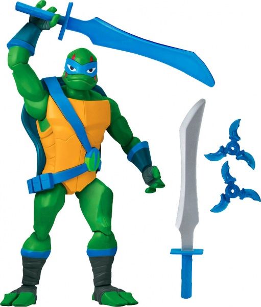 Фигурка TMNT серии «Эволюция Черепашек-Ниндзя» с боевым панцирем ЛЕОНАРДО (27 cм) 