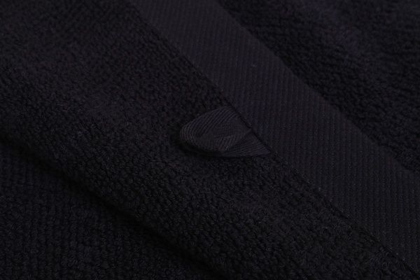 Рушник Rice Вlack 70x140 см чорний La Nuit 