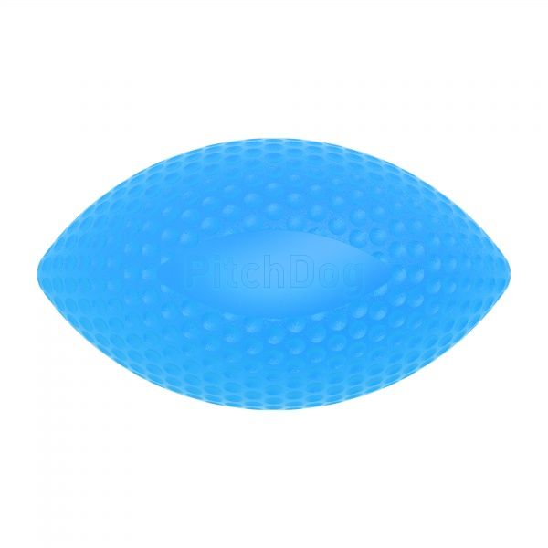 Игрушка для собак PitchDog мяч для апортировки d 9 см голубой