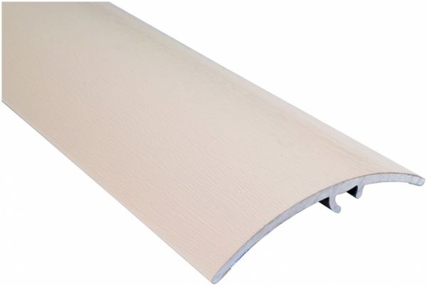 Поріжок алюмінієвий сходовий Olvis приховане кріплення 50x900 мм кремовий 