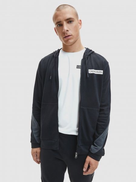 Джемпер Calvin Klein Performance FULL ZIP HOODED JACKET 00GMT0J481-007 р. L чорний
