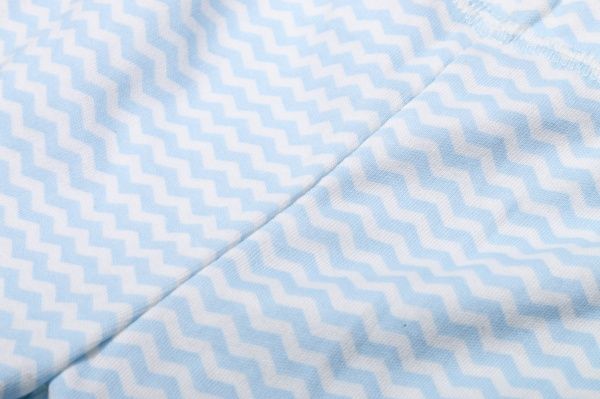 Штанці Bambinelli Зигзаг р.74 білий із блакитним 