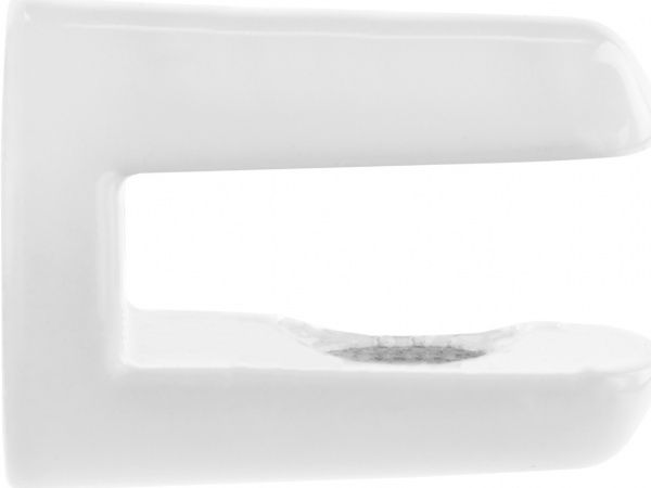 Тримач для полиць  REI 86Wh 4-6 мм білий